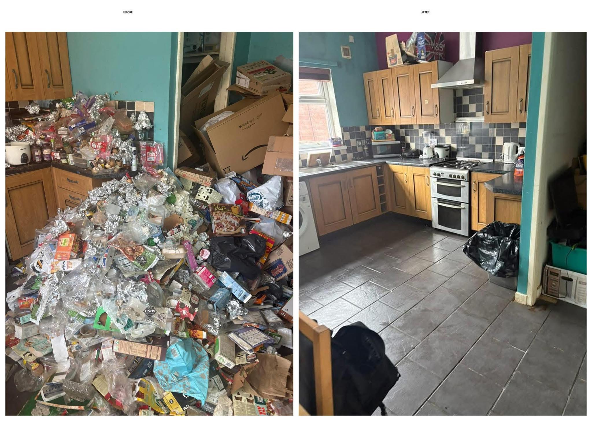 Mental Health Crisis Kitchen — Before & After — 2 of a Kind Cleaning Company