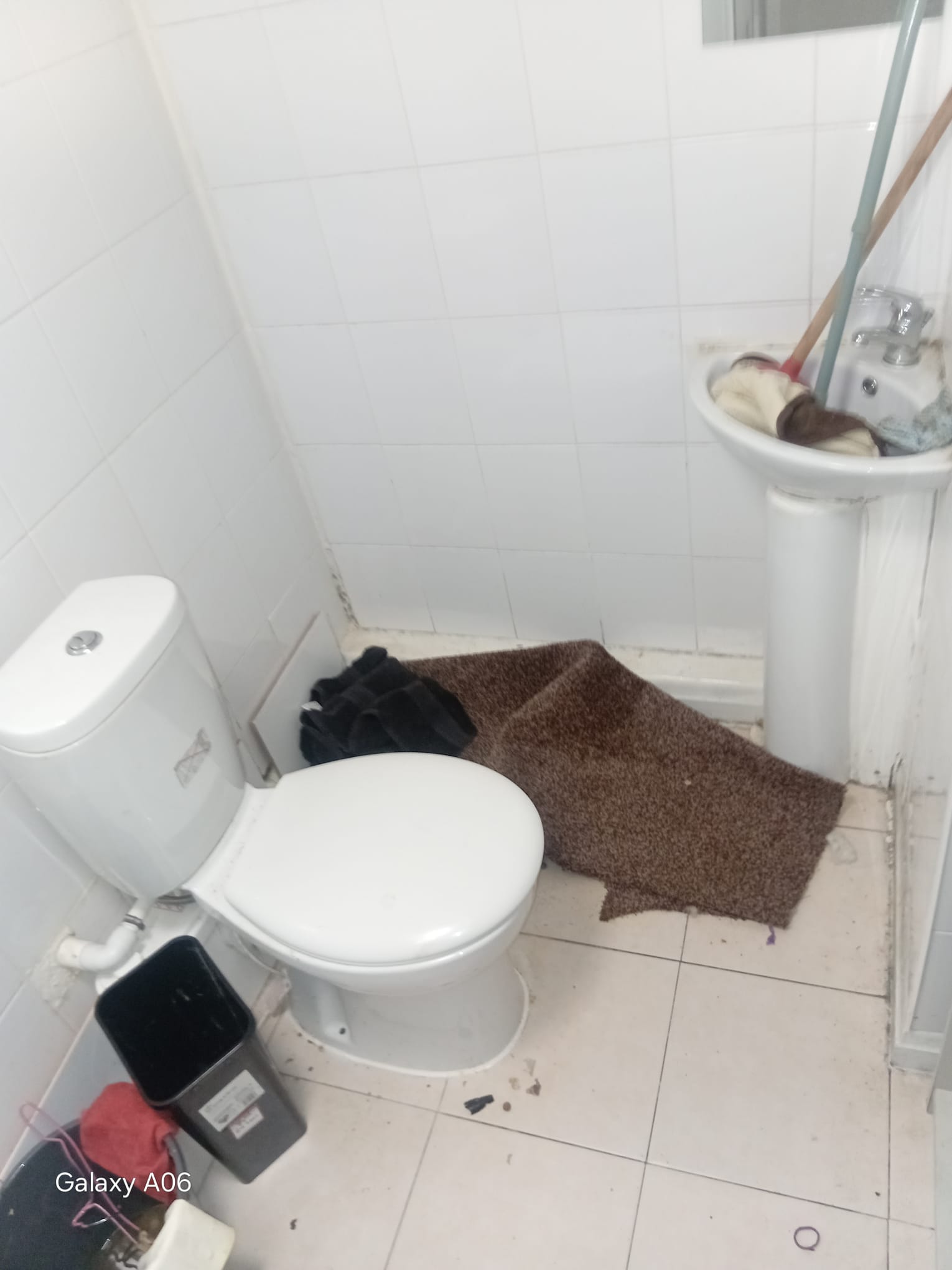 Bathroom Restoration - real transformation by 2 of a Kind Cleaning